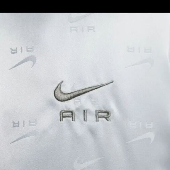 Nike Air Pure Platinum Bomber Jacket Womens- Small Satin Silver DV4372-043 $140 - Picture 7 of 7
